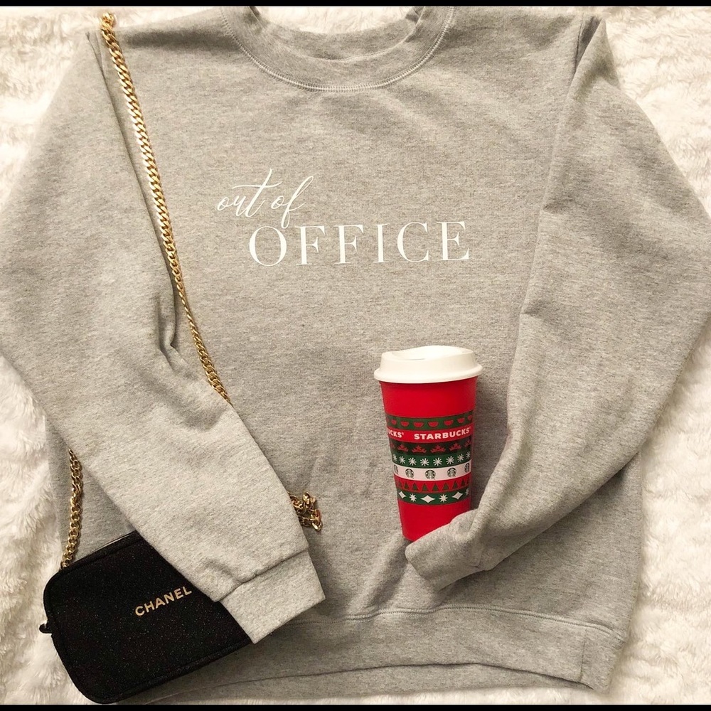 Out of Office Sweatshirt (handmade)